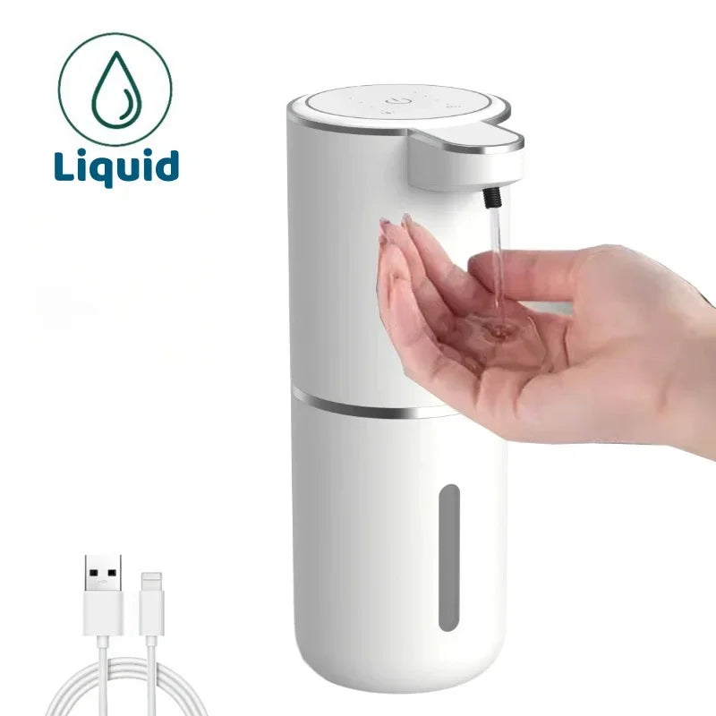 Automatic Touchless Soap Dispenser – USB Rechargeable Electric Liquid & Foam Pump with Infrared Sensor