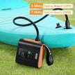 WESTTUNE Rechargeable Portable Electric Air Pump with Inflation, Deflation, LED Display and Nozzle Set