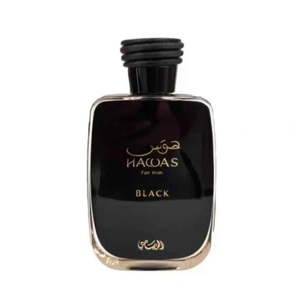 Hawas Black men's perfume emits a lasting and attractive fragrance, releasing your inner pow.e.r