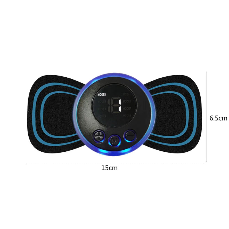 Digital Muscle Stimulator Pad Device with LED Display Controller