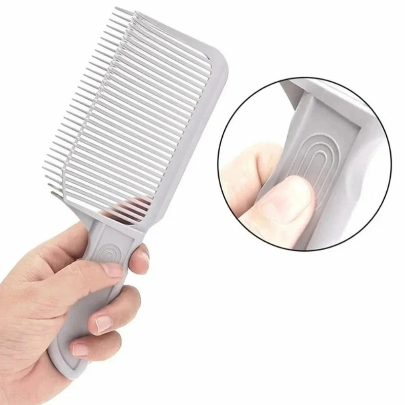 Professional Fading Comb Hair Cutting Comb for Men | Barber Clipper Blending Flat Top Styling Tool