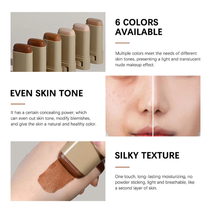 Lakerain Serum-Boosted Skin Tint Stick – 6 Colors