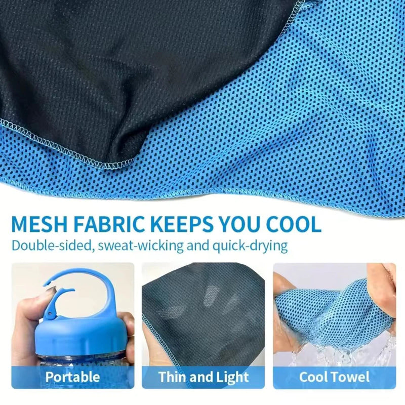 Breathable Cooling Towel Ultra Soft Microfiber Sports Towel for Outdoor Activities