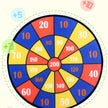 Montessori Cartoon Animal Dart Board Sticky Ball Game for Kids 2-4 Years Educational Interactive Toy Baby Family Indoor Activity