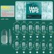 Nailpop Half Matte Gel Nail Tips – 600 Pieces Box, 12 Sizes