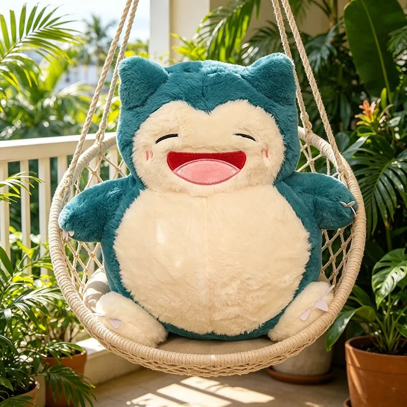 Snorlax Sleeping Plush Toy & Hugging Pillow - 35cm