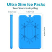 Ultra Thin Reusable Ice Pack for Cooler Bags, Lunch Boxes & Outdoor Food Storage