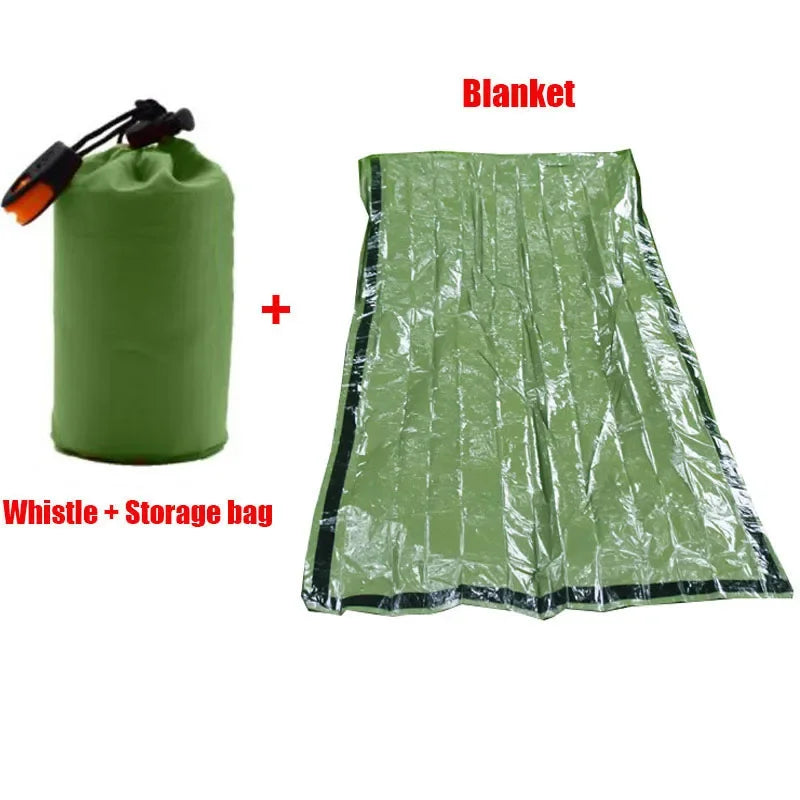 Emergency Sleeping Bag Life Bivy Sack Waterproof Mylar Blanket for Survival Kits