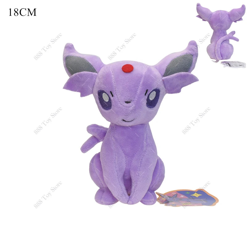Pokémon Eevee Evolution Plush Toys – Umbreon, Sylveon & More, 18–22 cm