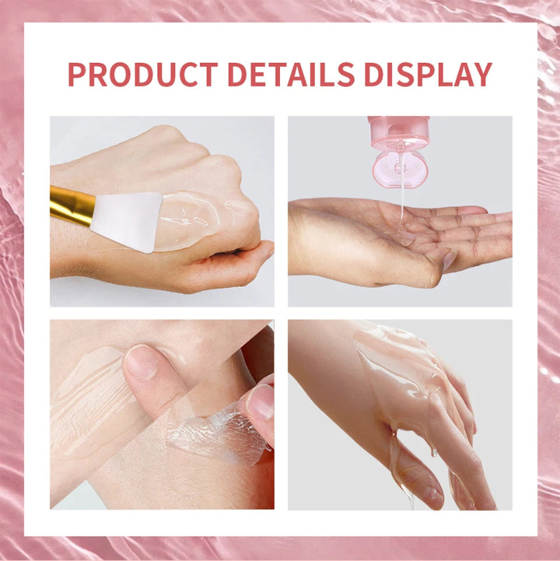 Korean Collagen Overnight Wrapping Peel Off Facial Mask Moisturizing Hydrating Brightening Skin Care Mask