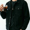 Men's Corduroy Jacket: Classic Collar Design, Multiple Colors Available, Loose Fit Comfortable and Versatile