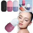 「Silicone Cube Tray Shape Face Facial Ice Roller Massage Face Massage Roller Facial Reusable Ice Face Roller Skincare Tool」