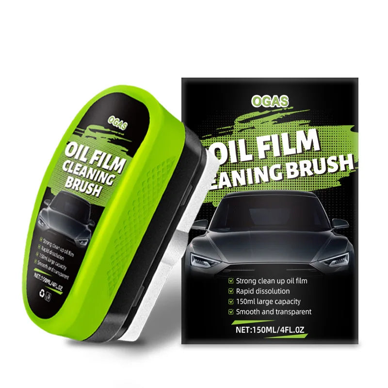 OGAS Automotive Car Glass Oil Film Cleaning Brush 150ml | Windshield & Window Cleaner
