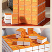 Orange Soft Hanging Face Towel Pack – Unscented Facial Tissue Paper for Daily Cleaning