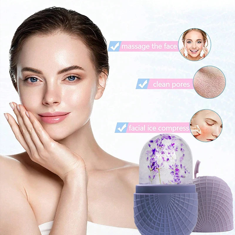 Face & Eye Ice Roller Reusable Facial Massage Tool