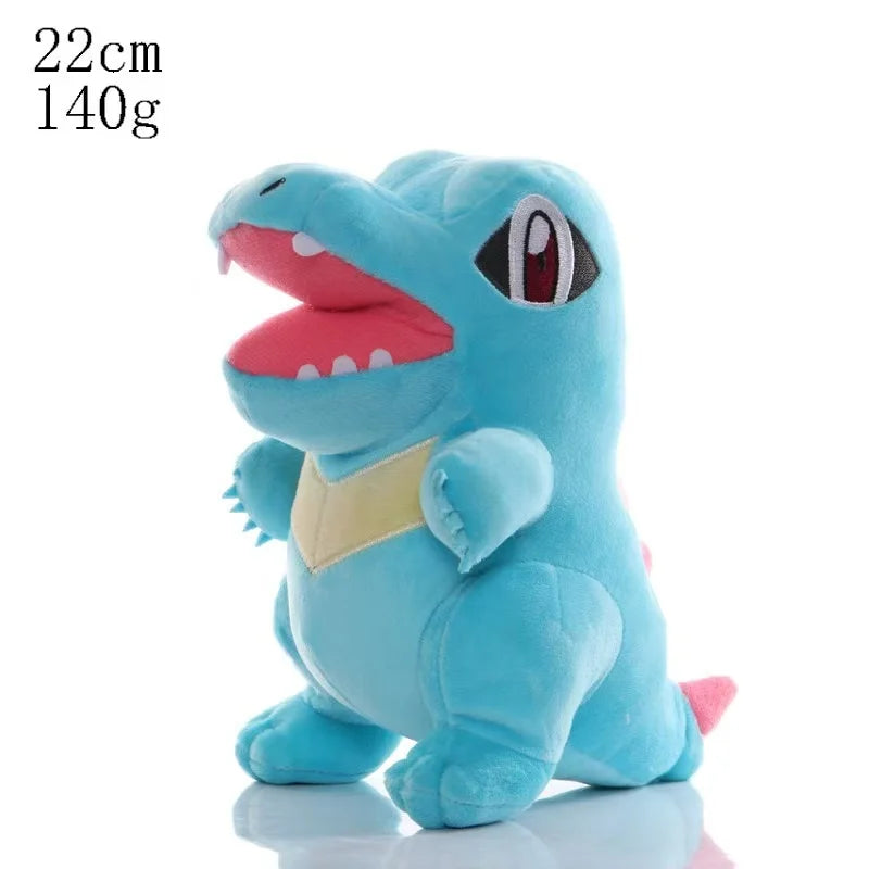 Pokémon Plush Toys – Pikachu, Cyndaquil, Chikorita & Totodile Soft Stuffed Dolls