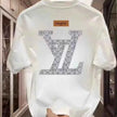 Louis Vuitton Monogram Logo T-shirt – Stylish Casual Wear for Men | Black & White Options