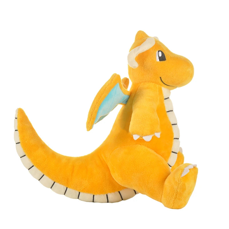 Dragonite Plush Toy - Soft Stuffed Doll & Throw Pillow