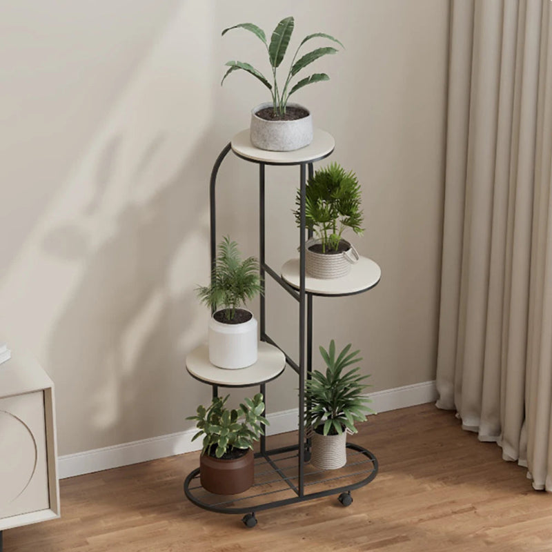 4/5 Tier Metal Plant Stand Indoor Outdoor Flower Pot Display Shelf