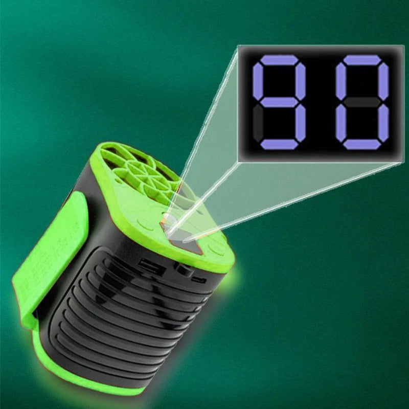 TIASTHAN 30000mAh Rechargeable Waist Clip Fan with 7 Speeds, Digital Display and Power Bank Function
