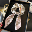 2025 New Fashion 70X70cmPrinted Women's Scarf Pashmina Silk Scarf Square Shawl Decorative Headband Neck Luxury Design Bandana