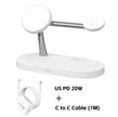 3-in-1 Magnetic Wireless Charger Stand – Fast Charging Station for iPhone, Apple Watch & AirPods