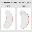 50 Pairs Hydrogel Eye Pads for Eyelash Extensions U-Shaped Gel Patches Lash Extension Supplies