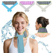 Reusable Cooling Ice Scarf Neck Wrap – Adjustable Cooling Wrap for Hiking, Running & Outdoor Activities