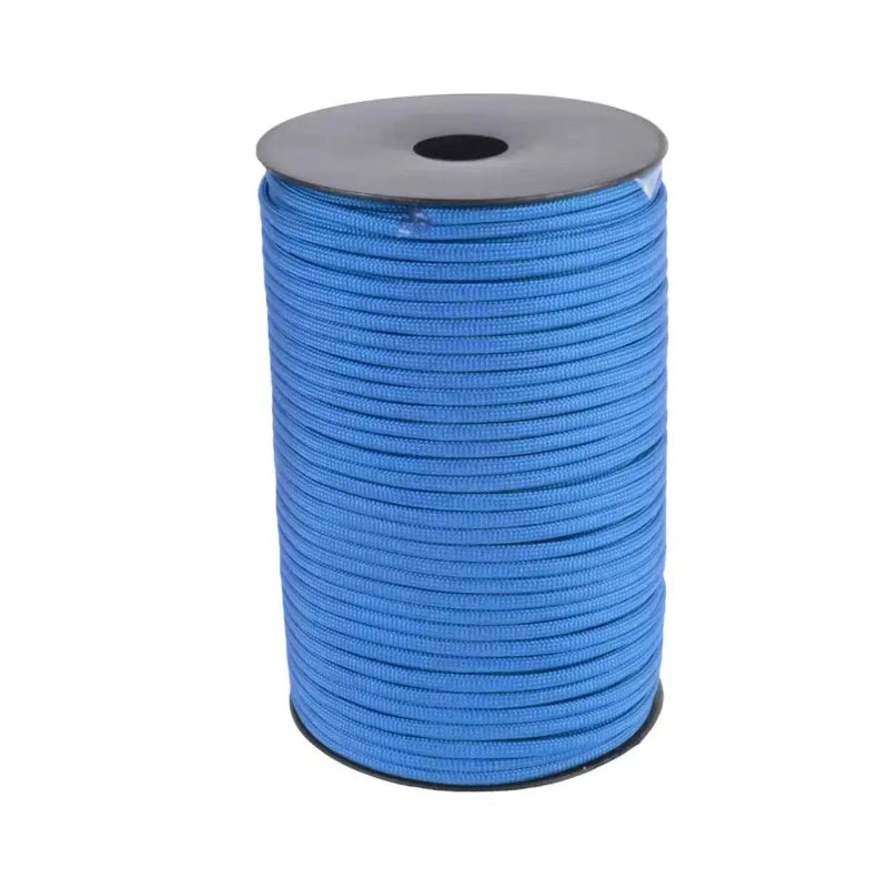 30/50/100M 4mm Paracord 9 Core 650 Military Standard Parachute Rope for Camping, Survival, DIY Bracelets & Outdoor Use