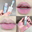 Temperature Changing Lip Gloss – Crystal Mirror Lip Glaze Plumper with Moisturizing Lip Oil Finish