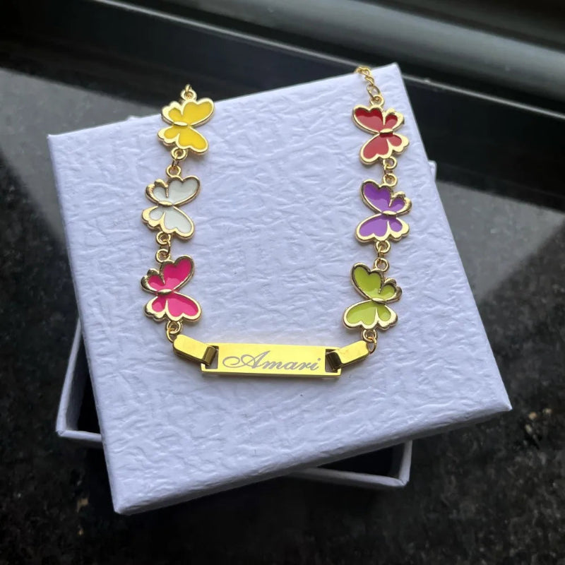 Amari Butterfly Charm Bracelet
