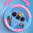 Infant Simulation Steering Wheel Toy with Light Sound Effects Kids Early Education Driving Toy for Stroller Car Play