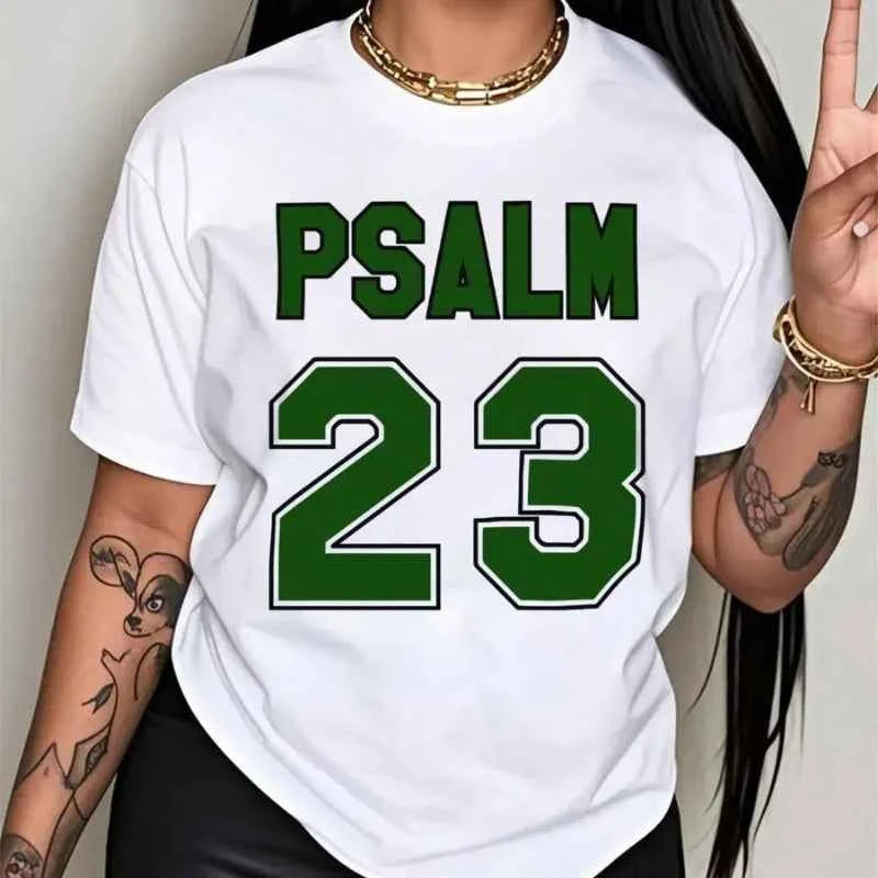 PSALM 23 White T-Shirt – For All Season, Comfortable and Stylish Design