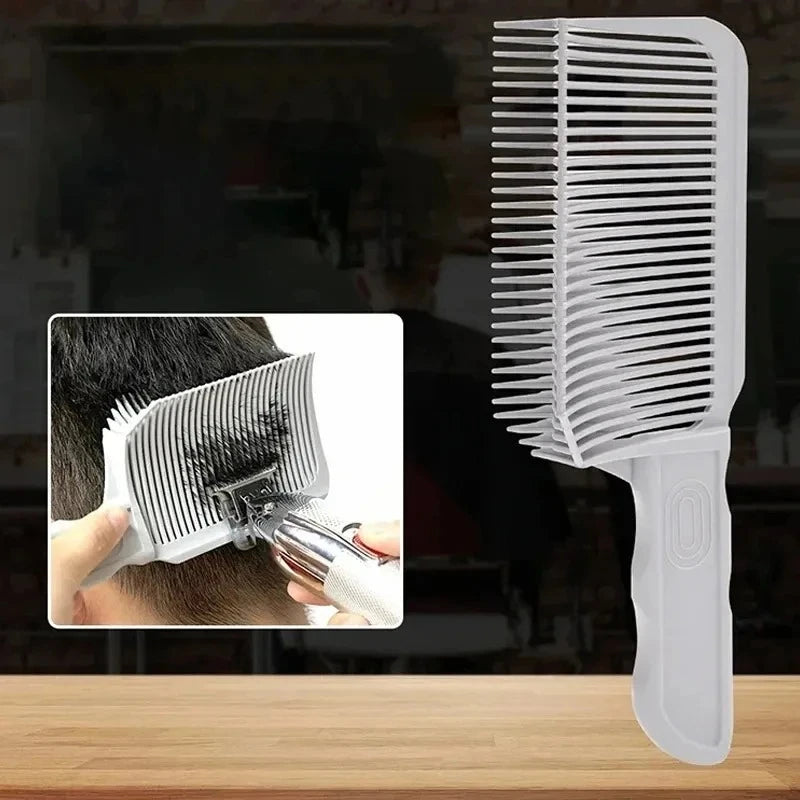 Professional Fading Comb Hair Cutting Comb for Men | Barber Clipper Blending Flat Top Styling Tool
