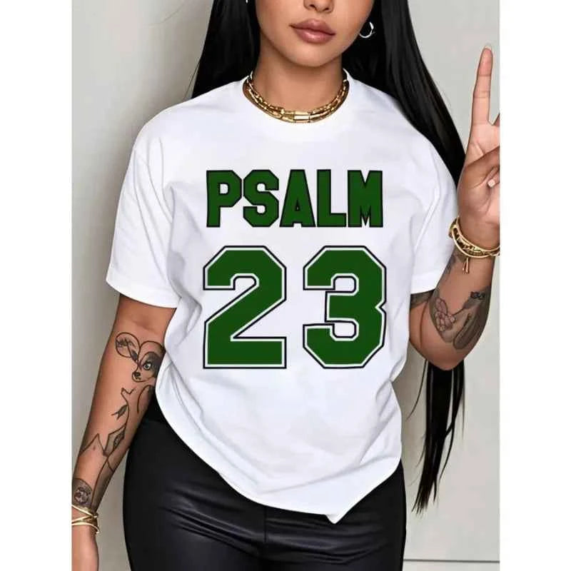 PSALM 23 White T-Shirt – For All Season, Comfortable and Stylish Design