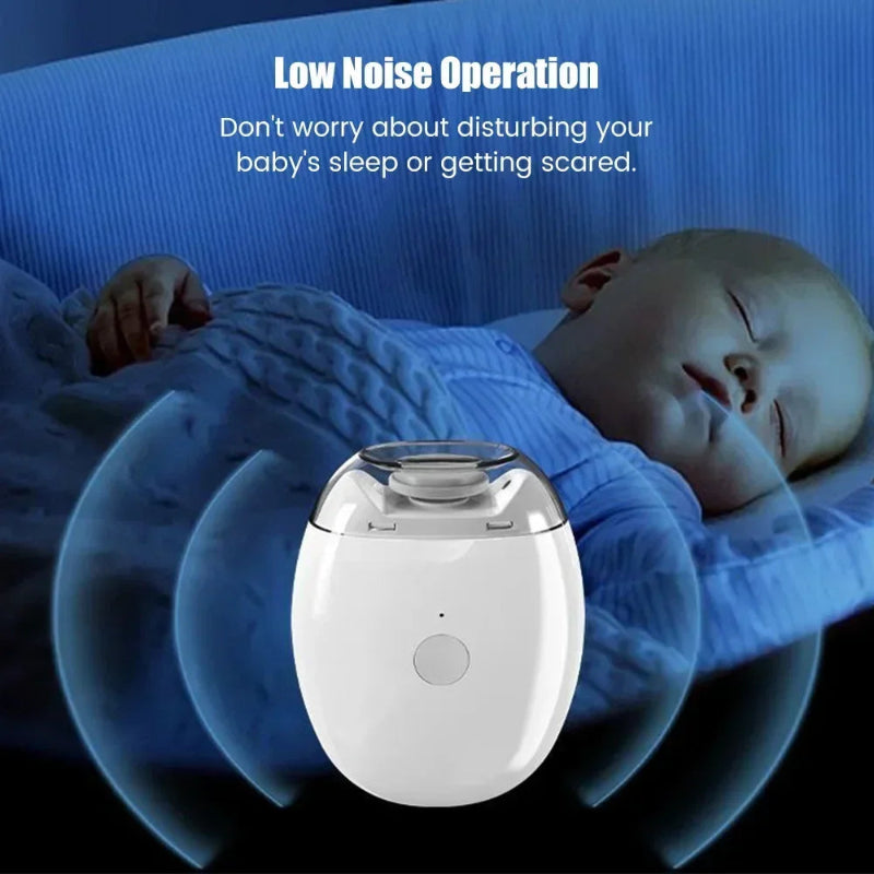 Electric Nail Cutter – White Nail Trimming Device