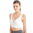 Running Fitness Sports Bra Front Zipper Women's Underwear Shockproof without Underwire Bralette Breathable Seamless Brassiere