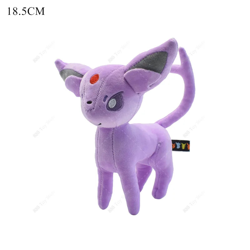 Pokémon Eevee Evolution Plush Toys – Umbreon, Sylveon & More, 18–22 cm