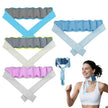 Reusable Cooling Ice Scarf Neck Wrap – Adjustable Cooling Wrap for Hiking, Running & Outdoor Activities