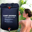 Large Capacity 20L Outdoor Shower Bag Solar Powered Heating for Camping Beach Trip Portable Bath Solution Outdoor Camping