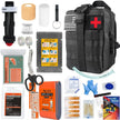 Survival Gear IFAK Kit with MOLLE System Tactical First Aid Bag for Outdoor, Hiking & Emergency