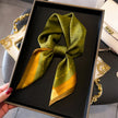 Women’s Printed Square Hair Scarf for Neck and Bag Styling