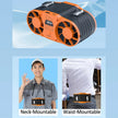 TIASTHAN 30000mAh Rechargeable Waist Clip Fan with 7 Speeds, Digital Display and Power Bank Function