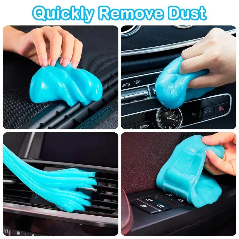 Car Cleaning Gel – Reusable Magic Dust Remover Slime for Auto Interior, Keyboard & Detailing Cleaning