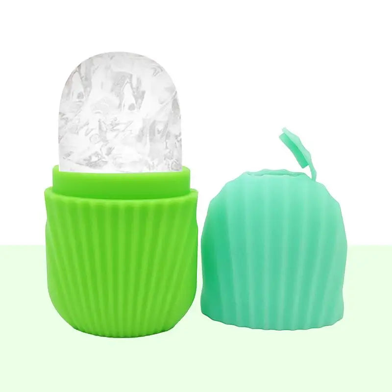 Reusable Silicone Ice Roller for Face & Eyes – Cooling Facial Massage Tool for Skin Care and Eye Bag Relief