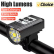 Choice High Lumens Type-C Charging Bike Light with 9 Lamp Beads