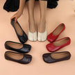 Women’s Split-Toe Ballet Flats with Slip-On Design & Smooth Upper Finish