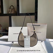 CHEROSE & KEITH Women’s Houndstooth Crescent Shoulder Bag