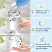 Automatic Touchless Soap Dispenser – USB Rechargeable Electric Liquid & Foam Pump with Infrared Sensor