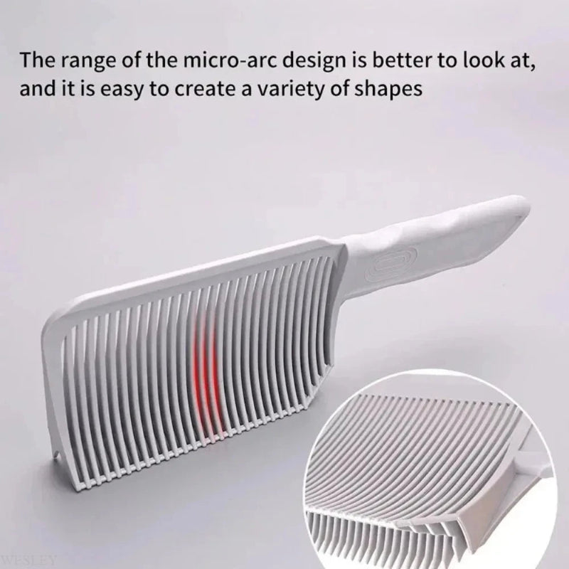 Professional Fading Comb Hair Cutting Comb for Men | Barber Clipper Blending Flat Top Styling Tool
